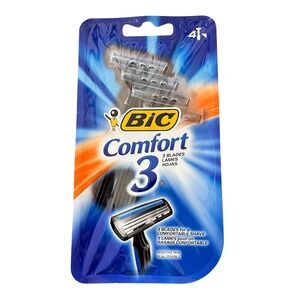 BIC Comfort 3 Razors Triple Blade For‎ Men Disposable Razors (4)